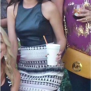 BCBGeneration Faux leather dress!